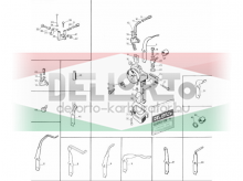Dellorto SHA 10 - 12 alkatrészek